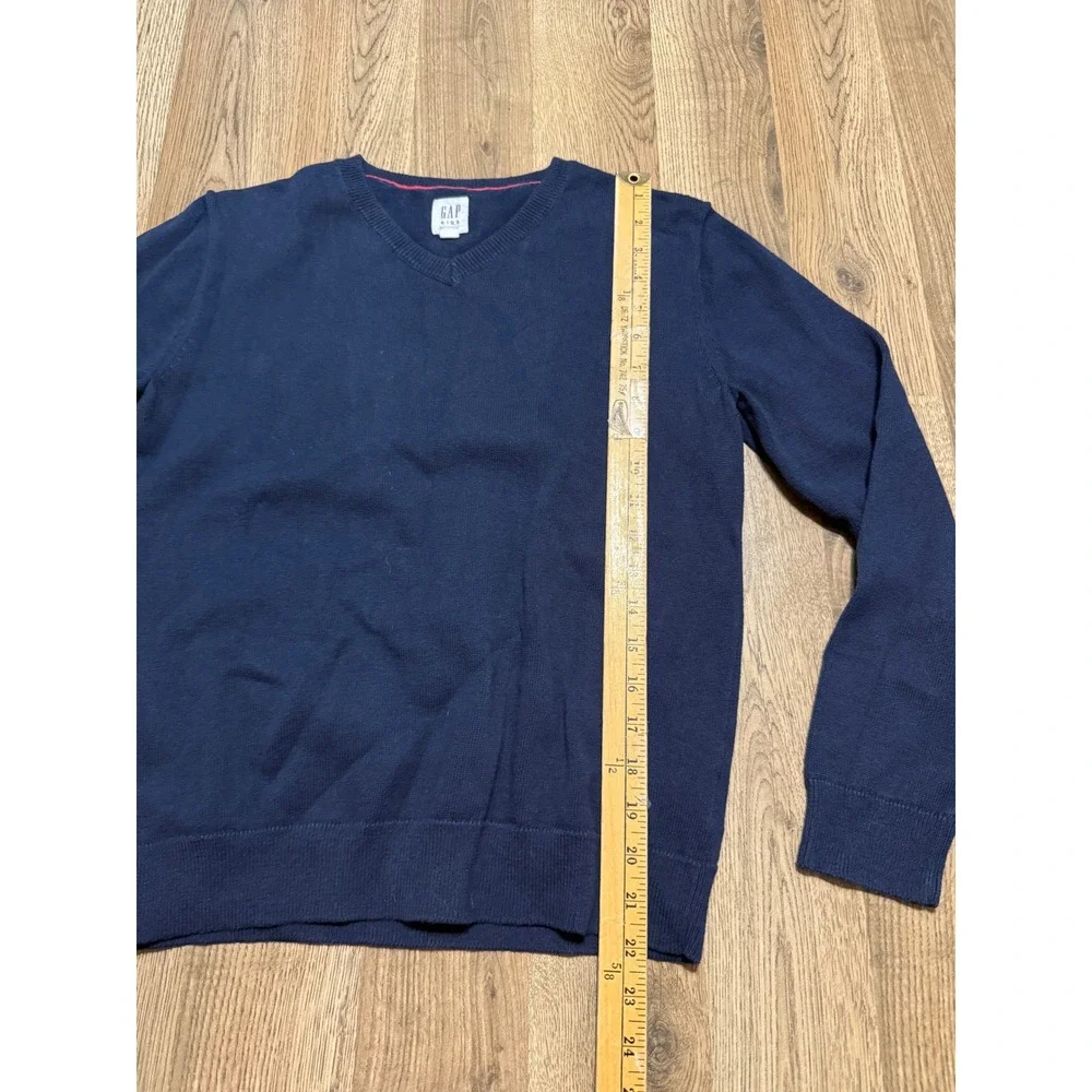 GAP Kids Sweater Boy's Size XXL Navy Blue Crewneck Pullover Long Sleeve